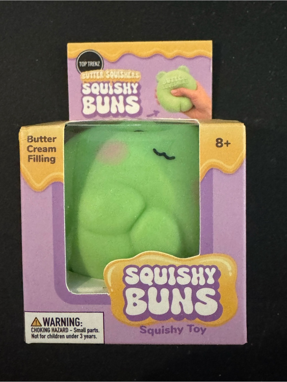 Top Trenz Squishy Buns Green Frog Squishy Toy